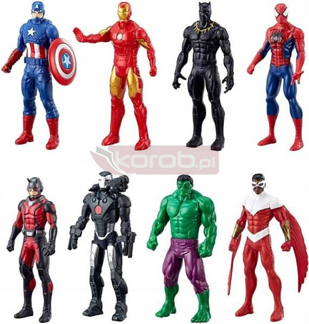 MARVEL AVENGERS ULTIMATE PROTECTION zestaw 8 figurek superbohaterów E4252