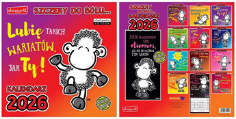 Kalendarz 2026 ścienny Classic Sheepworld szczery