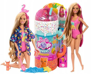 LALKA BARBIE POP REVAL zestaw prezentowy TROPIKALNE SMOOTHIE pachnąca lalka HRK57