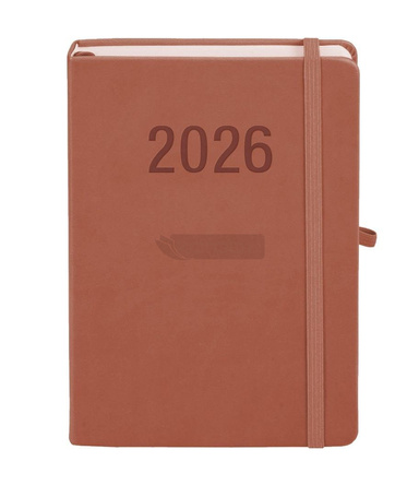 Kalendarz 2026 A5 Memofix DNS mocha mousse