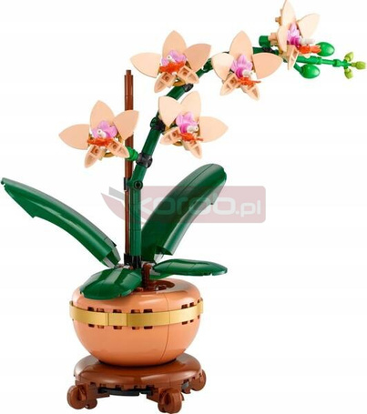 LEGO BOTANICALS 10343 MAŁA ORCHIDEA zestaw klocków kwiaty, prezent