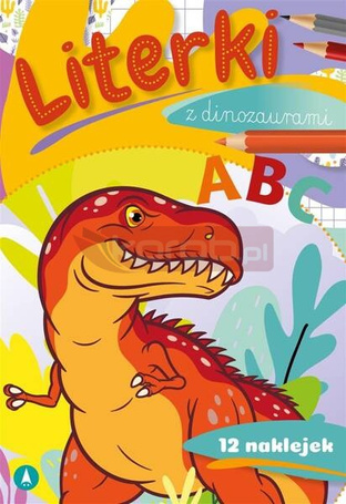 Literki z dinozaurami