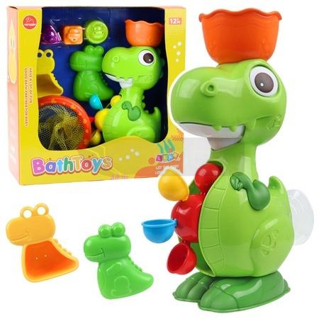 Dinozaur z młynkiem do kąpieli 8el