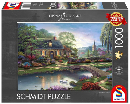 Puzzle PQ 1000 Thomas Kinkade Domek nad strumy G3