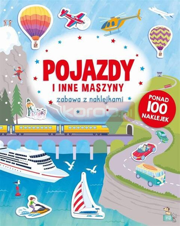 Zabawa z naklejkami. Pojazdy i inne maszyny