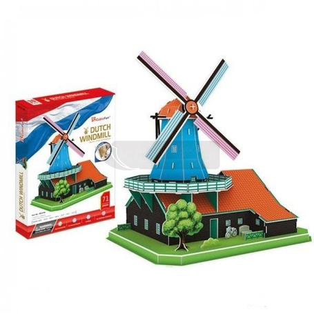 Puzzle 3D Wiatrak Holenderski Zestaw XL