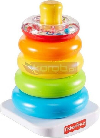 FISHER PRICE PIRAMIDKA Z KÓŁEK układanka dla malucha GKD51