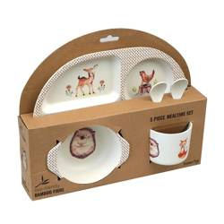 Zestaw naczyń dziecięcych z melaminy 5el