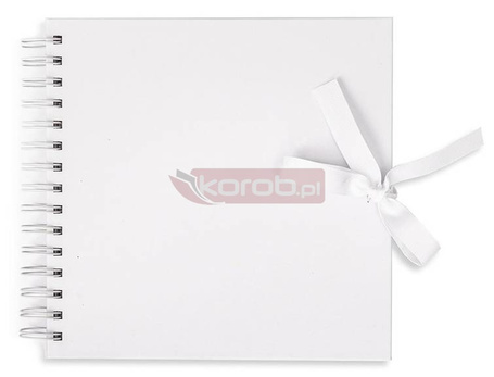 Album do zdobienia 20,5x20,5cm/40K biały