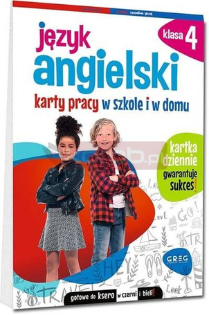 Język angielski Karty pracy w szkole i w domu SP 4