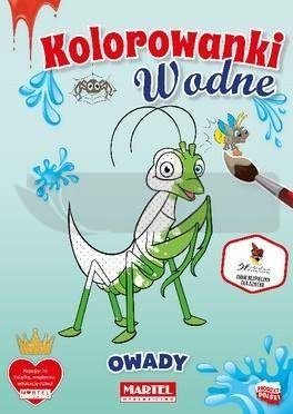 Kolorowanka wodna Owady