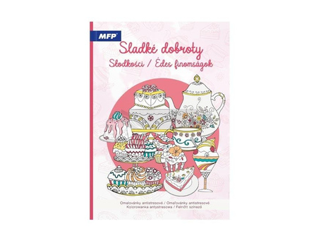 Kolorowanka antystresowa słodkości