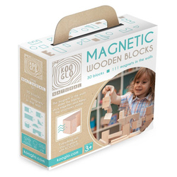 Klocki drewniane Mini Natural 30szt