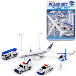 Samolot i pojazdy lotnisko