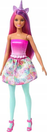 LALKA BARBIE PRZEBIERANKI syrenka jednorożec HLC28