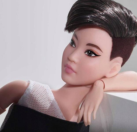 Lalka Barbie kolekcjonerska Signature Looks Petite GXB29