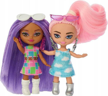 LALKA BARBIE EXTRA MINI MINIS zestaw 5 lalek HPN09
