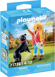 PLAYMOBIL MY LIFE 71738 DZIEWCZYNA Z PSEM PASTERSKIM zestaw dla dzieci 4+