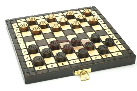 Warcaby drewniane ABINO