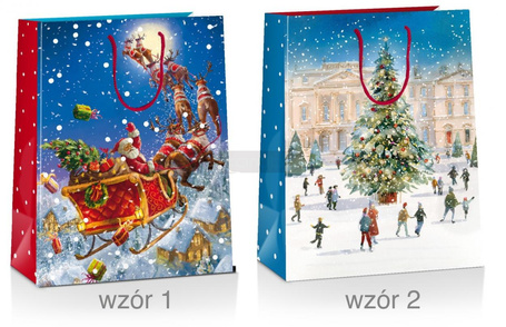 Torba prezentowa Boże Narodzenie 33x10x45cm MIX