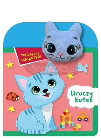 Pogłaszcz maskotkę! Uroczy kotek