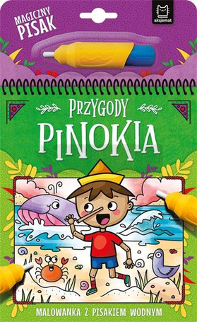 Przygody Pinokia. Malowanka z pisakiem wodnym
