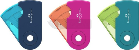 Temperówka podwójna Sleeve mix kol, FABER CASTELL