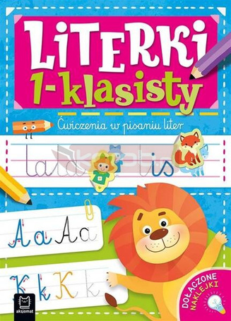 Literki 1-klasisty. Ćwiczenia w pisaniu liter