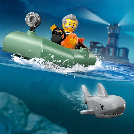 LEGO CITY 60456 POŚCIG ŁODZIĄ POLICYJNĄ zestaw klocków dla dzieci +6 lat