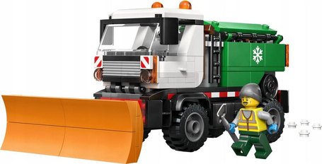 KLOCKI LEGO CITY 60490 Pług śnieżny, zestaw klocków dla dzieci +6 lat