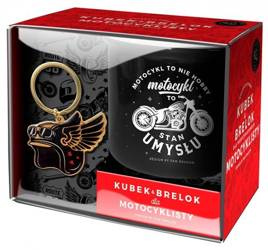Zestaw kubek + brelok Hobby-Motocykl