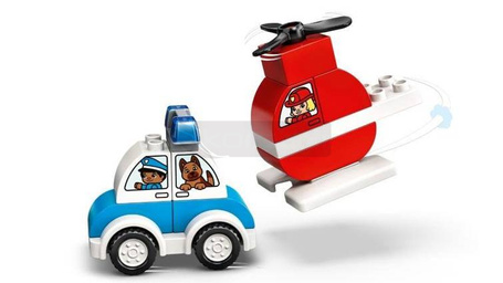 LEGO Duplo 10957 Helikopter strażacki i radiowóz