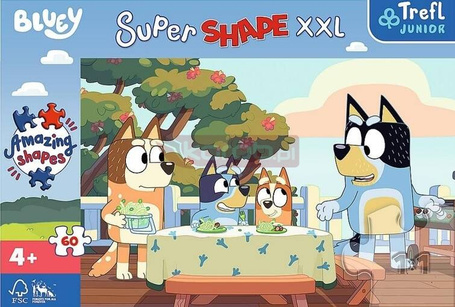 Puzzle Super Shape XXL 60 Bluey i przyjaciele TREF