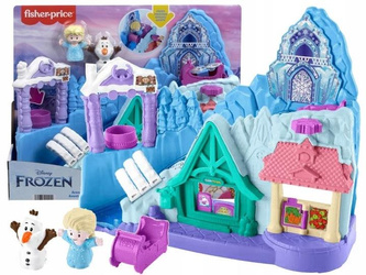 FISHER LITTLE PEOPLE Kraina Lodu Arendelle zestaw dla dzieci +18 m-cy HWB34