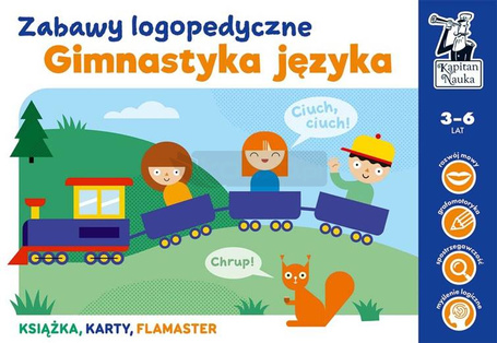 Kapitan Nauka. Gimnastyka języka. Zabawy logopedyc