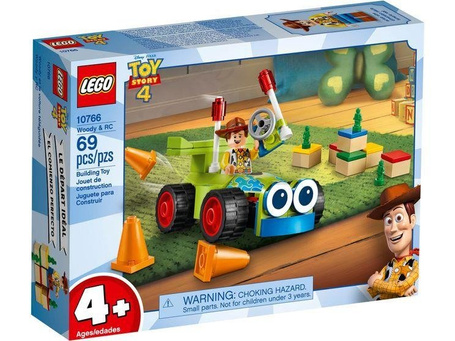 LEGO Juniors 10766 Toy Story 4 Chudy i Pan Sterowany