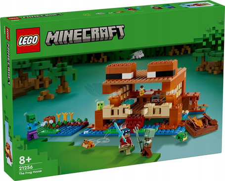 LEGO MINECRAFT 21256 ŻABI DOMEK zestaw klocków dla dzieci +8 lat