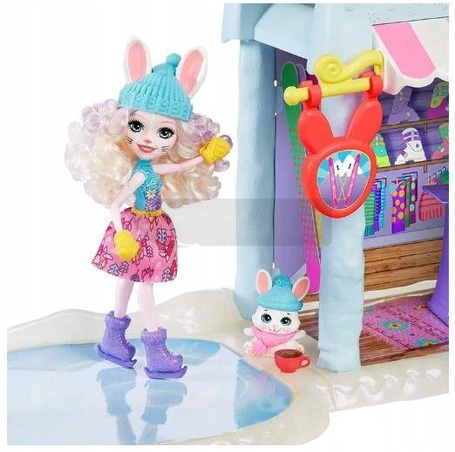 Lalka Enchantimals GJX50 Zimowa chatka
