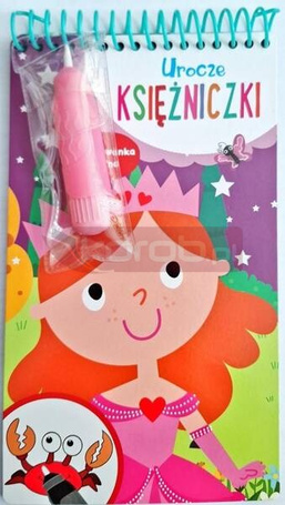 Urocze księżniczki. Kolorowanka wodna