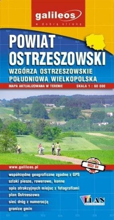 Mapa - Powiat Ostrzeszowski 1:60 000