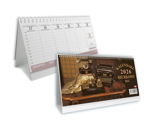 Kalendarz 2026 biurkowy poziomy bis