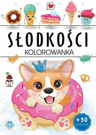 Słodkości kolorowanka