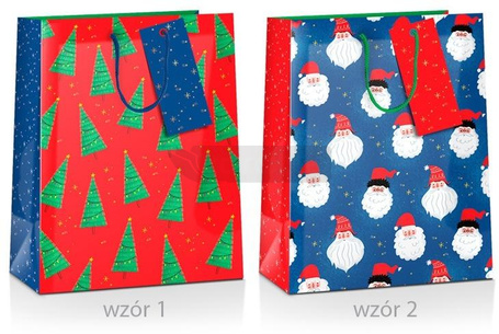 Torba prezentowa Boże Narodzenie 33x10x45cm MIX