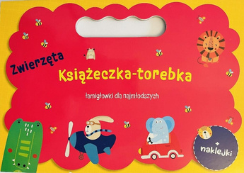 Książeczka torebka z naklejkami. Zwierzęta