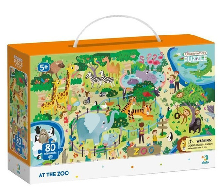 Puzzle obserwacyjne 80 W zoo