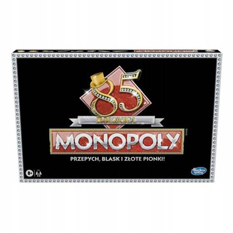 MONOPOLY EDYCJA SPECJALNA 85 ROCZNICA złote pionki