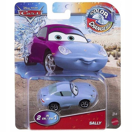 DISNEY AUTA CARS auto 1:55 zmieniające kolor SALLY HDM99