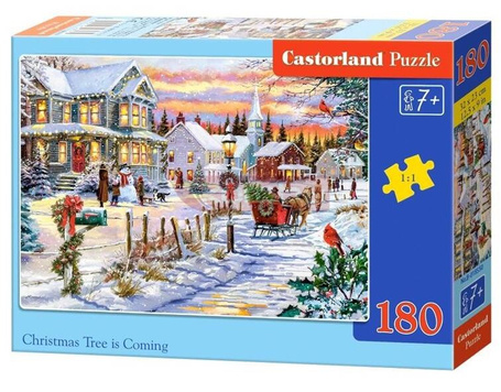 Puzzle 180 Choinka nadchodzi CASTOR