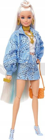 LALKA BARBIE EXTRA 16 lalka + piesek na bieżni HHN08