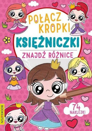 Połącz kropki, znajdź różnice. Księżniczki